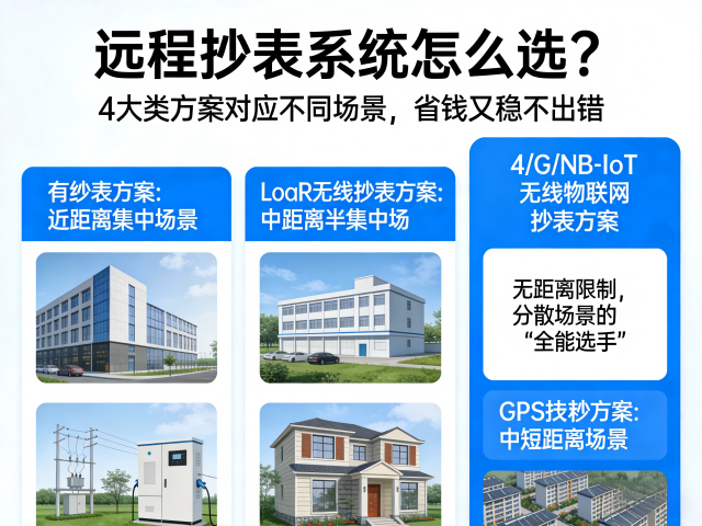 远程抄表系统怎么选？4大类方案对应不同场景，省钱又稳不出错